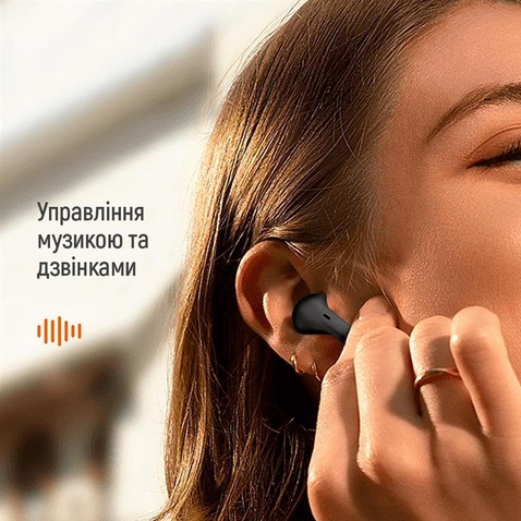 Навушники СolorWay Slim TWS-2 Earbuds Black (CW-TWS2BK)