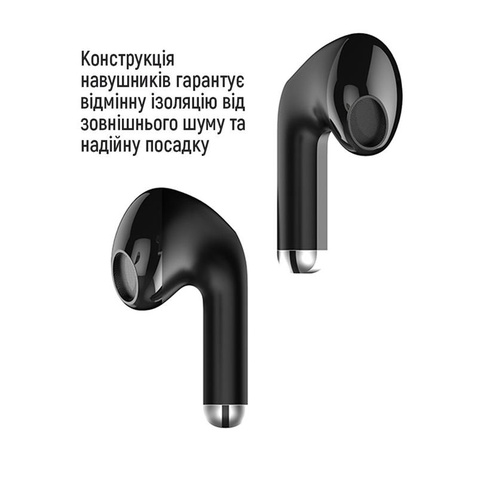 Навушники СolorWay Slim TWS-2 Earbuds Black (CW-TWS2BK)