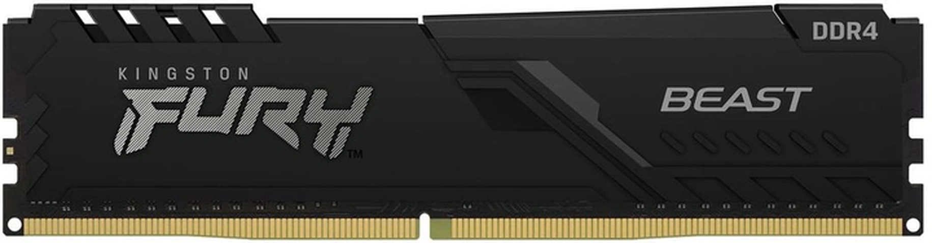 Модуль пам'яті для комп'ютера  8GB DDR4 PC4-25600 (3200MHz) Kingston Fury Beast Black (KF432C16BB/8)