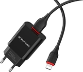 МЗП USB Borofone BA20A Sharp Single Port 2.1A, black