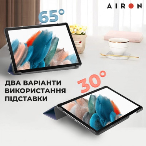 Чохол до планшета AirOn Premium Samsung Galaxy Tab A9 8.7'' 2023 + Film (4822352781103)