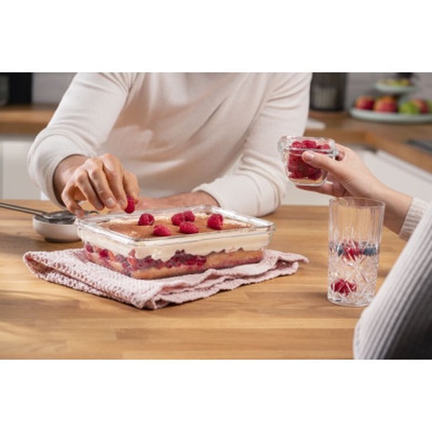 Харчовий контейнер Tefal Masterseal Glass Red 2 л (N1041110)