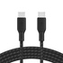 Кабель Belkin USB-С > USB-С 2м, 100Вт, плетений, чорний CAB014BT2MBK