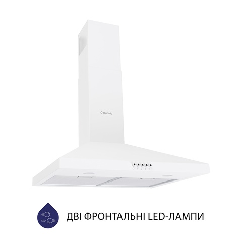 Витяжка Minola HK 6412 WH 850 LED