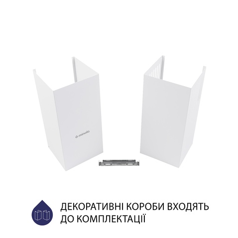 Витяжка Minola HK 6412 WH 850 LED