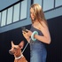 Повідок для собак WAUDOG R-leash світловідбиваюча стрічка XS-M до 40 кг 2.9 м салатовий (81275)