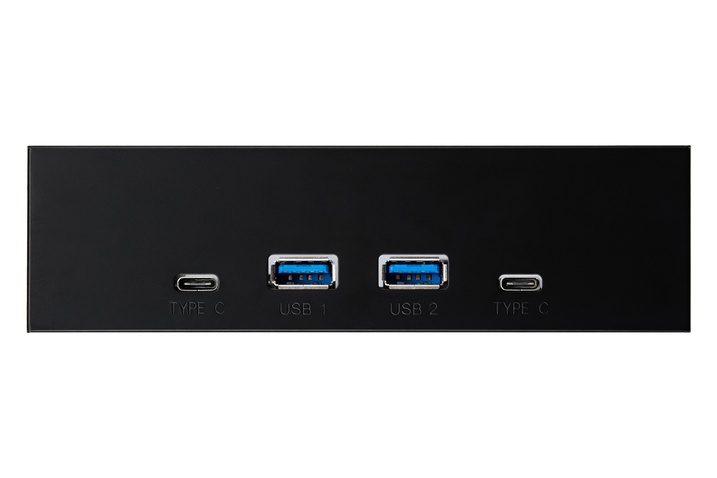 USB-хаб  Frime USB 3.1 2 x type A & 2 x type C VL820 Black (ECF-FP2xTA&2xTC.54)