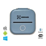 Принтер чеків UKRMARK P02BL Bluetooth, блакитний (00936)