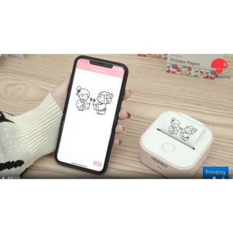 Принтер чеків UKRMARK P02BL Bluetooth, блакитний (00936)