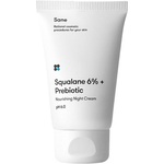 Крем для обличчя Sane Squalane 6% + Prebiotic Nourishing Night Cream pH 6.0 Нічний з пребіотиком і скваланом 40 мл (4820266830373)