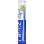 Зубна щітка Curaprox CS 5460 Ultra Soft Ультрам'яка D 0.10 мм Блакитна із салатовою щетиною (CS 5460-21)