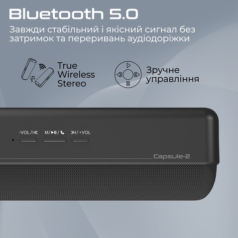 Колонка Promate capsule-2.black