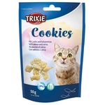 Ласощі для котів Trixie Cookies з лососем і котячою м'ятою 50 г (4011905427430)