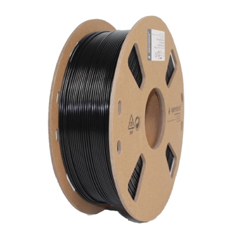 Пластик для 3D-принтера Gembird PETG, 1.75 мм, black, 1 кг (3DP-PETG1.75-01-BK)