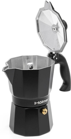Гейзерна кавоварка  Holmer CF-0100-B Black Moon
