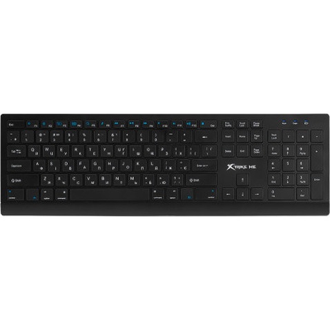 Комплект Xtrike ME MK-208W Wireless UA Black (MK-208WUA)