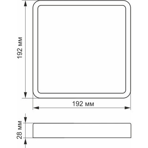 Світильник Videx 18W 5000K Black (VL-DLSS-185B)