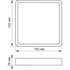 Світильник Videx 18W 5000K Black (VL-DLSS-185B)