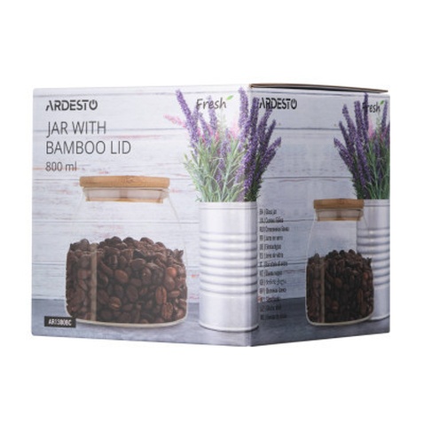 Ємність для сипучих продуктів Ardesto Fresh Classic 800 мл (AR1380BC)