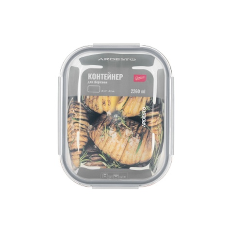 Харчовий контейнер Ardesto Gemini Rectangle 2260 мл (AR1222RC)