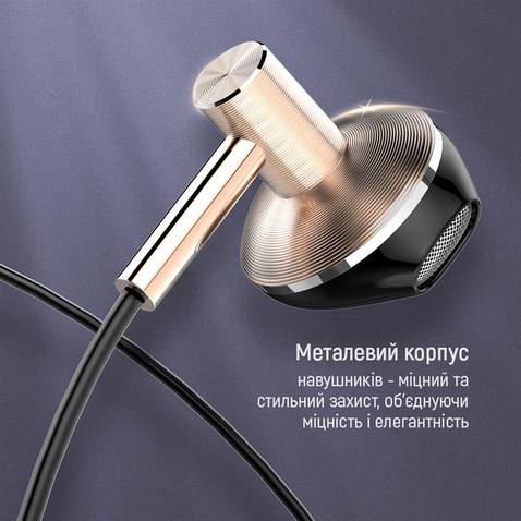 Навушники СolorWay Slim 3.5 mm Wired Earphone Blast 2 Black (CW-WD02BK)