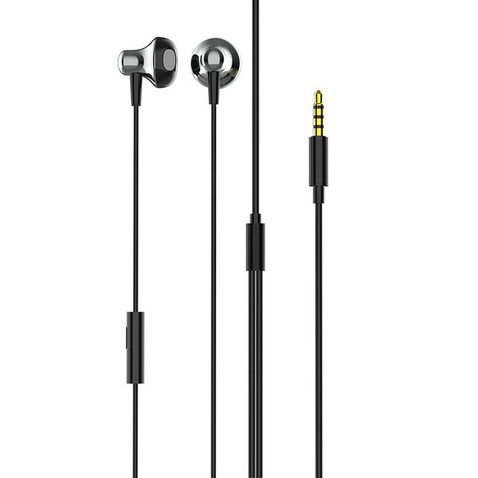 Навушники СolorWay Slim 3.5 mm Wired Earphone Blast 1 Black (CW-WD01BK)