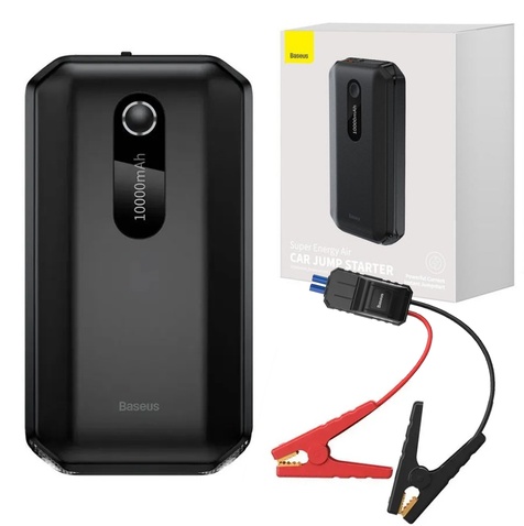 Пусковий Пристрій  (Jump Starter) Baseus Super Energy Air Car Jump Starter Black 10000mAh