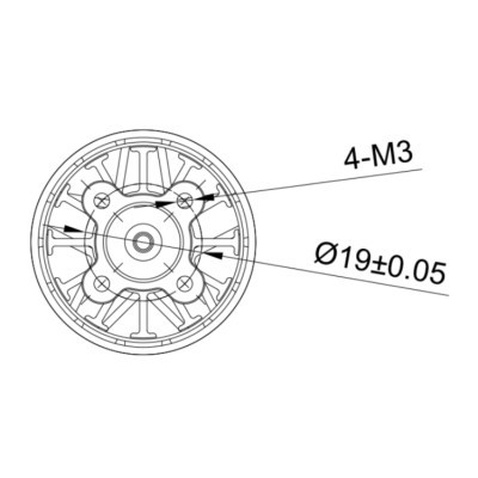 Двигун для дрона Hobbyporter 3115 640KV (HP3115-KV640)