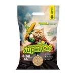 Наповнювач для туалету Super Cat кукурудзяний комкуючий 5 кг (3540)