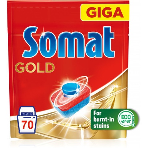 Таблетки для посудомийних машин Somat Gold 70 шт. (9000101577136/9000101808834)