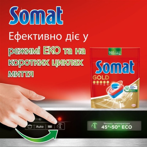 Таблетки для посудомийних машин Somat Gold 70 шт. (9000101577136/9000101808834)