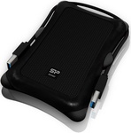 Зовнішній жорсткий диск Silicon Power 1TB USB 3.0 2.5" Armor A30 All (SP010TBPHDA30S3A) Black