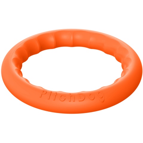 Іграшка для собак Collar PitchDog Кільце для апортування 17 см помаранчеве (62364)