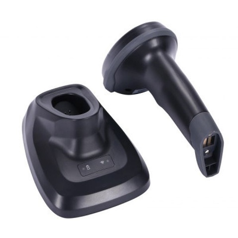 Сканер штрих-коду UKRMARK EV-B2504 2D, 433MHz, USB, IP64, stand, black (00822)