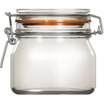 Банка Uniglass скляна з бугельною застібкою 500 мл (22504)