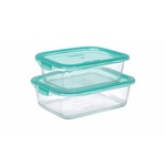 Харчовий контейнер Luminarc Keep'n Box Lagoon набор 2шт прямоуг. 820мл/1220мл (P5506)