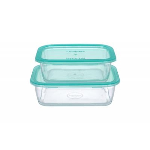 Харчовий контейнер Luminarc Keep'n Box Lagoon набор 2шт прямоуг. 820мл/1220мл (P5506)