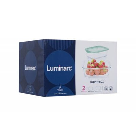 Харчовий контейнер Luminarc Keep'n Box Lagoon набор 2шт прямоуг. 820мл/1220мл (P5506)