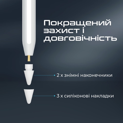 Стилус Promate quill-2.white
