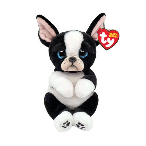 М'яка іграшка Ty Beanie Bellies Чорно-білий песик TINK (41054)