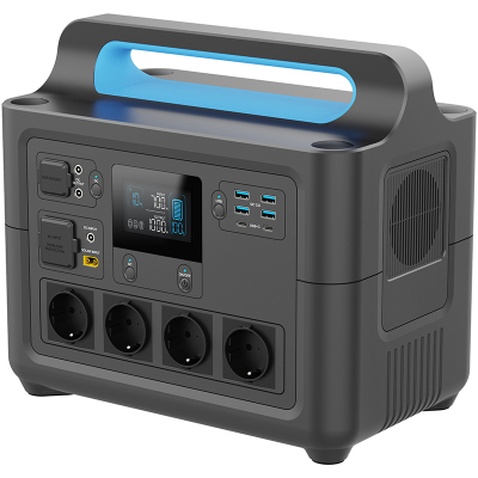 Зарядна станція PowerPlant HS1000 1228Wh, 1800W (PB930845)