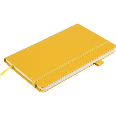 Книга записна Buromax Etalon 125x195 мм 96 аркушів в лінію обкладинка зі штучної шкіри Жовта (BM.291260-08)