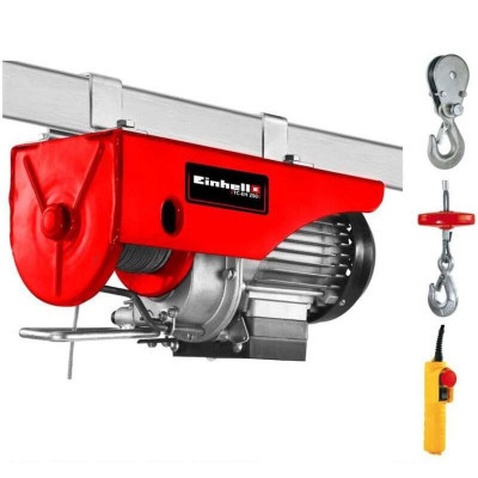 Лебідка Einhell тельфер TC-EH 250, 500Вт, до 250кг, трос 12м (2255130)
