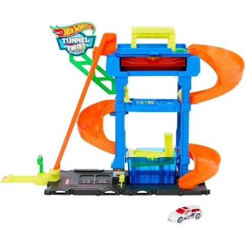 Автотрек Hot Wheels City Автомийка: Скажені віражі (HTN80)
