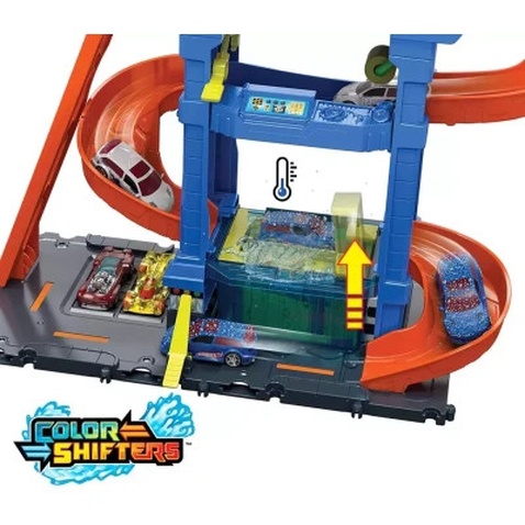 Автотрек Hot Wheels City Автомийка: Скажені віражі (HTN80)