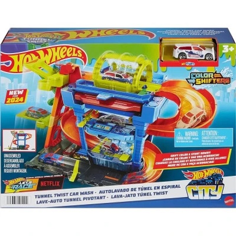 Автотрек Hot Wheels City Автомийка: Скажені віражі (HTN80)