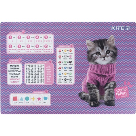 Підкладка настільна Kite Studio Pets 42,5 x 29 см (SP23-207)