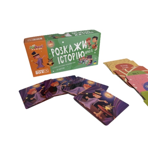 Настільна гра JoyBand Набір логічних карток Розкажи історію Серія №2 (WB102)