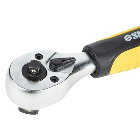 Тріскачка Sigma двостороння укорочена 1/4"-1/2" 145мм 72T CrV (6050251)