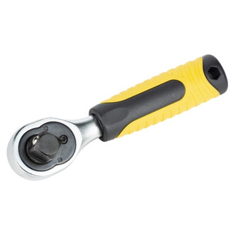 Тріскачка Sigma двостороння укорочена 1/4"-1/2" 145мм 72T CrV (6050251)